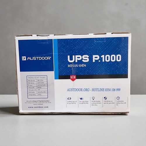 Bộ lưu điện cửa cuốn Austdoor P1000, P2000