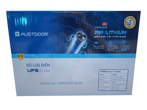 Bộ lưu điện cửa cuốn Austdoor Z1000