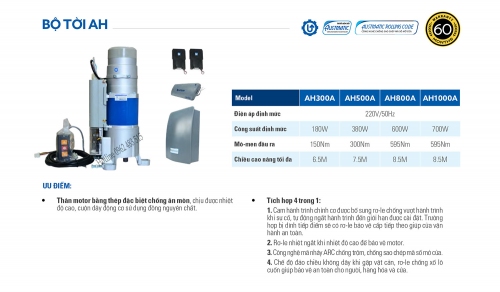 Motor cửa cuốn Austdoor AH
