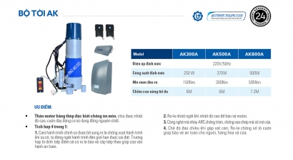 Motor cửa cuốn Austdoor AK