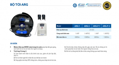 Motor cửa cuốn Austdoor tấm liền ARG